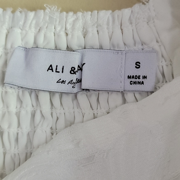 Ali & Jay Puff Sleeve Jacquard Velvet Bodycon Dress S - Picture 15 of 16